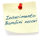 inserimento bimbi nuovi